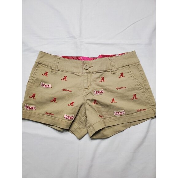 College Classics Pants - Alabama Crimson Tide Women's Shorts Size 5 College Classics NCAA Football Y2K